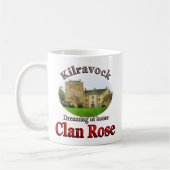 Clan Roos Dreaming van Home Kilravock Castle Koffiemok (Links)