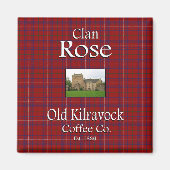 Clan Roos Old Kilravock Coffee Co. Magneet (Voorkant)