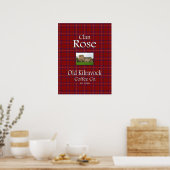 Clan Roos Old Kilravock Coffee Co. Poster (Keuken)
