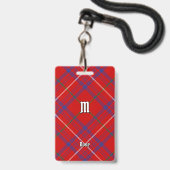 Clan Roos Tartan Badge (Voorzijde met lanyard)