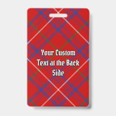 Clan Roos Tartan Badge (Achterkant)