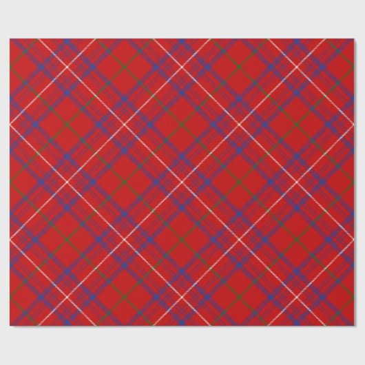 Clan Roos Tartan Cadeaupapier (Vlak)