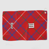 Clan Roos Tartan Golfhanddoek (Horizontaal)