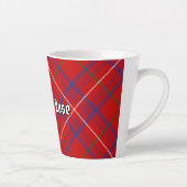 Clan Roos Tartan Latte Mok (Rechts)