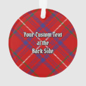 Clan Roos Tartan Ornament (achterkant)