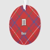 Clan Roos Tartan Ornament (voorkant)