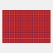 Clan Roos Tartan Pset Inpakpapier Vel (Voorkant)