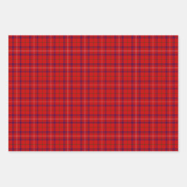 Clan Roos Tartan Pset Inpakpapier Vel