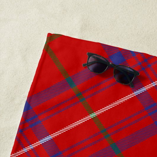 Clan Roos Tartan Strandlaken (In situ)