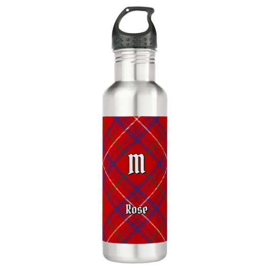 Clan Roos Tartan Waterfles (Voorkant)