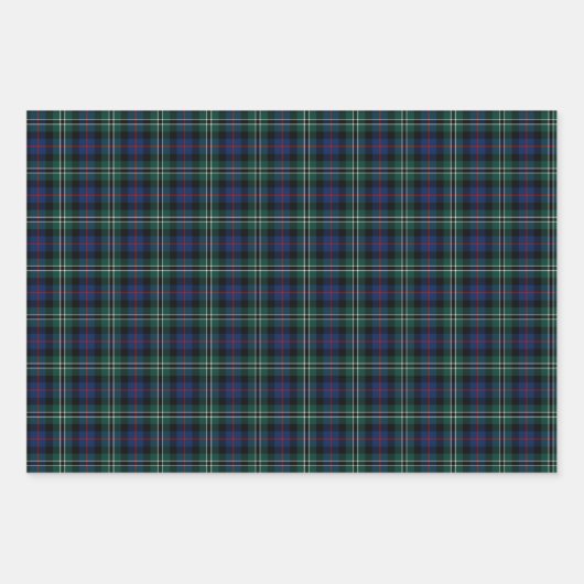 Clan Roos Tartanvariaties Inpakpapier Vel (Voorkant 3)