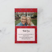 Clan Rose Wapen over Tartan (Binnen)