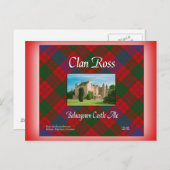 Clan Ross Balnagown Castle Ale Briefkaart (Voorkant / Achterkant)