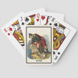 Clan Ross Classic Scotland Bicycle Deck Speelkaarten