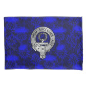 Clan Ross Crest op Thistle Kussensloop (Voorkant)