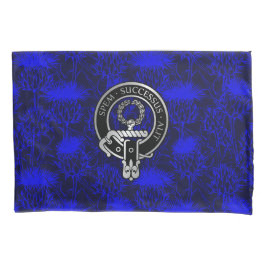 Clan Ross Crest op Thistle Pillow Hoesje Kussensloop