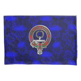 Clan Ross Crest op Thistle Pillow Hoesje Kussensloop