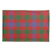 Clan Ross Crest over Tartan Pillow Hoesje Kussensloop (Achterkant)