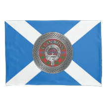 Clan Ross Crest & Tartan Knot