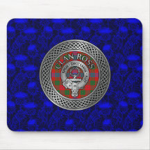 Clan Ross Crest & Tartan Knot