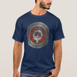 Clan Ross Crest & Tartan Knot T-shirt
