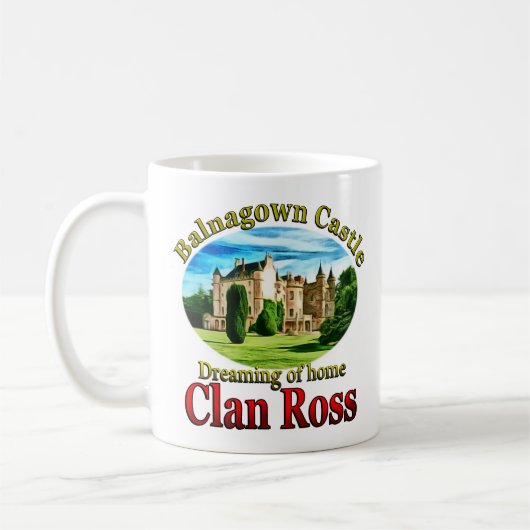 Clan Ross Dreaming of Balnagown Castle Koffiemok (Links)