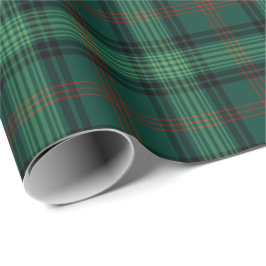 Clan Ross Jacht Tartan Groen Plaid Cadeaupapier