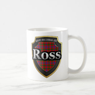 Clan Ross Schotse dynastie Tartan Mokken bekers