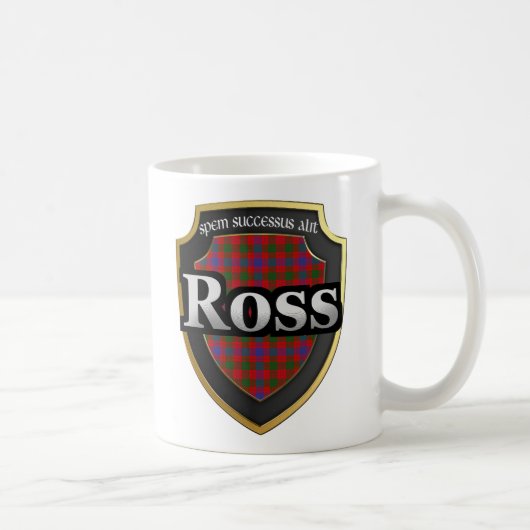 Clan Ross Schotse dynastie Tartan Mokken bekers (Rechts)