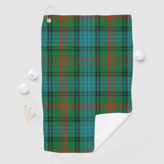 Clan Ross Scottish Tartan Golfhanddoek (Insitu)