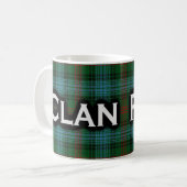 Clan Ross Tartan Scottish Koffiemok (Voorkant links)