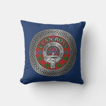Clan Ross Wapen & Tartan Knoop