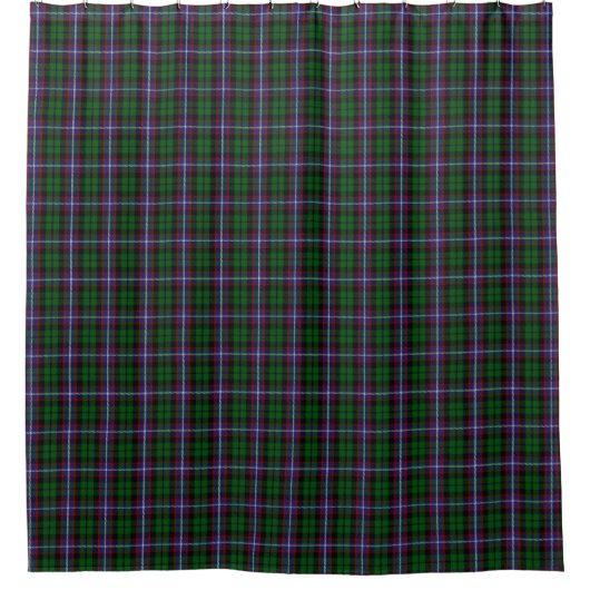 Clan Russell Classic Scottish Tartan Douchegordijn (Voorkant)