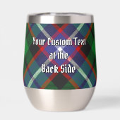 Clan Russell Crest over tartan (Achterkant)