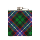 Clan Russell Crest over tartan Heupfles (Achterkant)