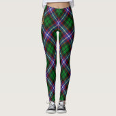 Clan Russell Crest over tartan Leggings (Voorkant)