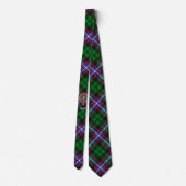 Clan Russell Crest over tartan Stropdas (Achterkant)