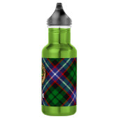 Clan Russell Crest over tartan Waterfles (Rechts)