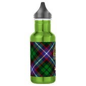 Clan Russell Crest over tartan Waterfles (Links)