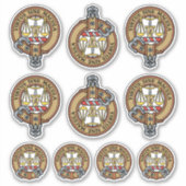 Clan Russell Crest Sticker Set (Voorkant)