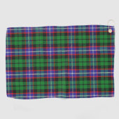 Clan Russell Scottish Tartan Golfhanddoek (Horizontaal)