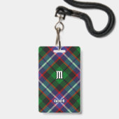 Clan Russell Tartan Badge (Voorzijde met lanyard)