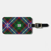 Clan Russell Tartan Bagagelabel (Voorkant horizontaal)