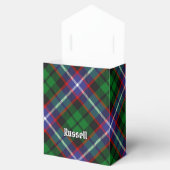 Clan Russell Tartan Bedankdoosjes (Geopend)