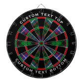 Clan Russell Tartan Dartbord (Voorkant)