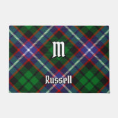 Clan Russell Tartan Deurmat (Voorkant)