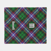 Clan Russell Tartan Fleece Deken (Voorkant (Horizontaal))