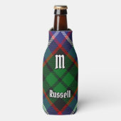 Clan Russell Tartan Flesjeskoeler (Fles Voorkant)