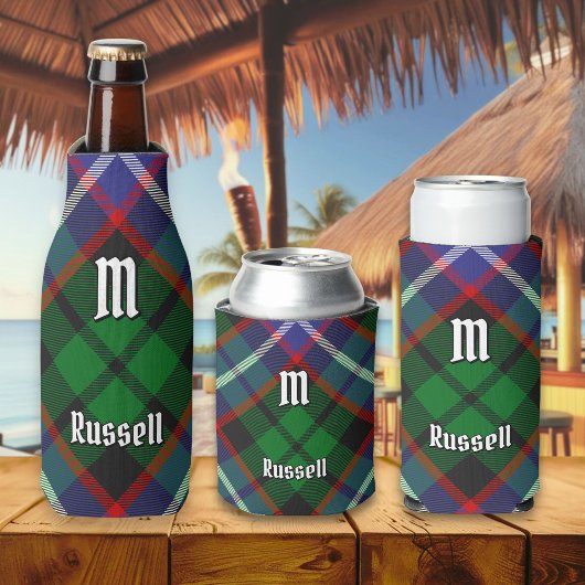 Clan Russell Tartan Flesjeskoeler