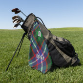Clan Russell Tartan Golfhanddoek (Groen)